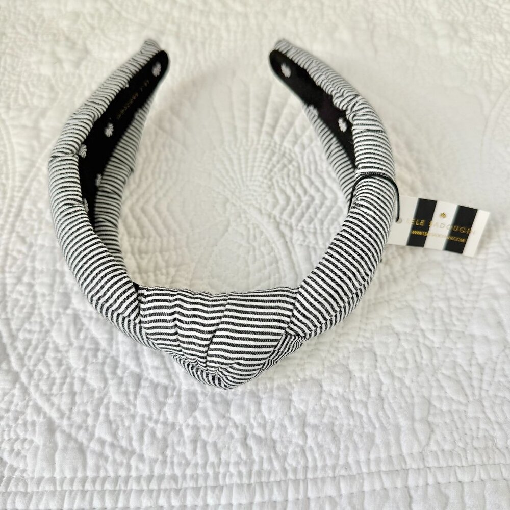 Lele Sadoughi Mom & Daughter Headband Set NWT Stripe Bow & Knot Bundle - Picture 3 of 11